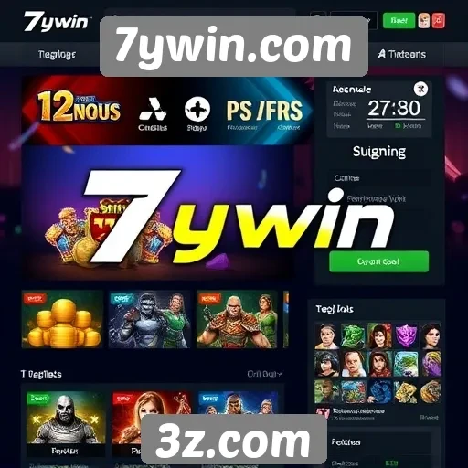 Interface amigável do 7ywin.com garante ótima experiência